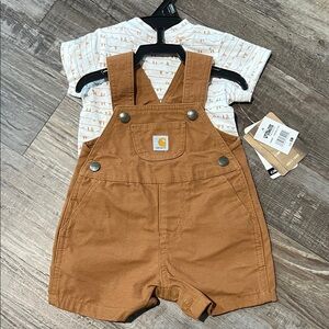 Carhartt Short Overalls Outfit 6 Months